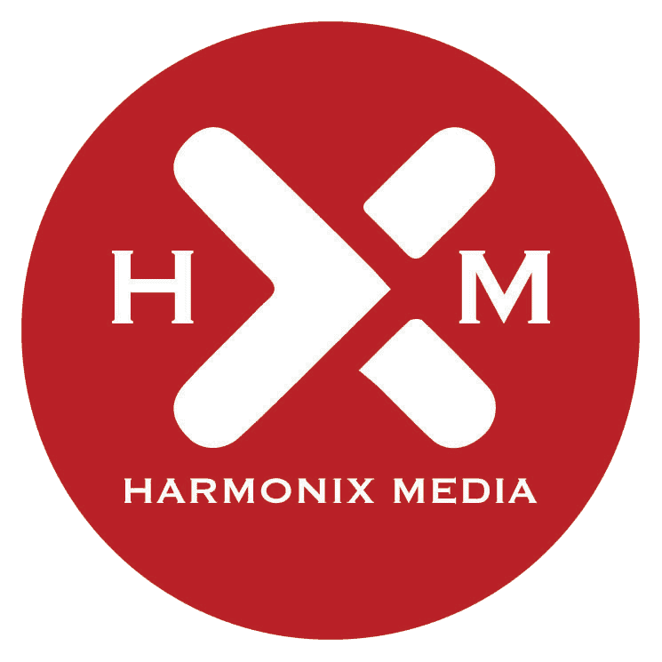 Harmonix logo with white background